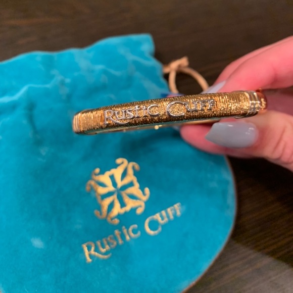 Rustic Cuff Gold Cuff - Picture 1 of 3